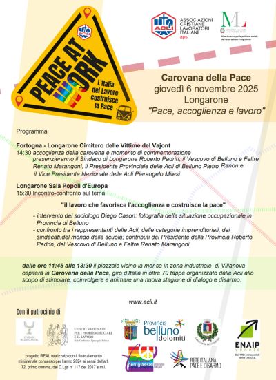 Carovana della Pace - Longarone (BL) - Acli Belluno ed Enaip Veneto