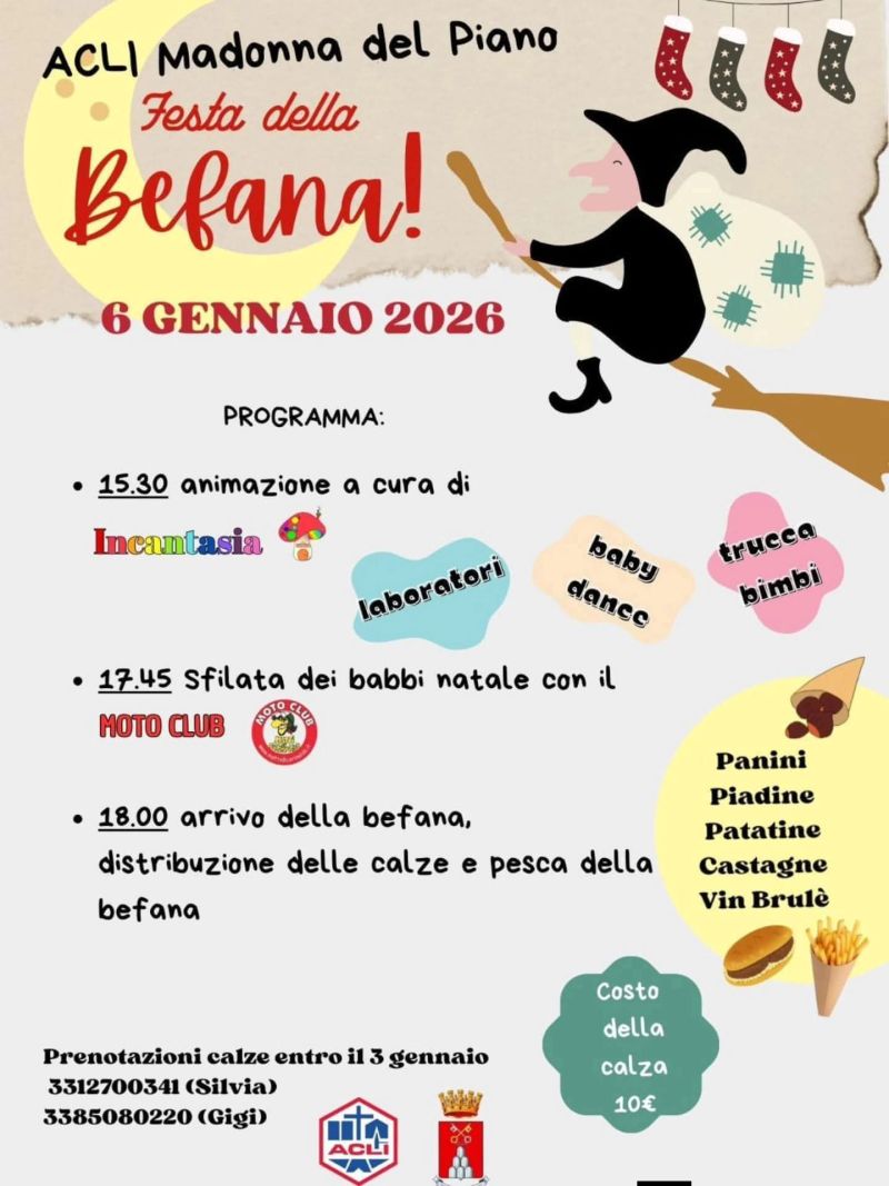 FESTA DELLA BEFANA - MADONNA DEL PIANO - CORINALDO (AN)