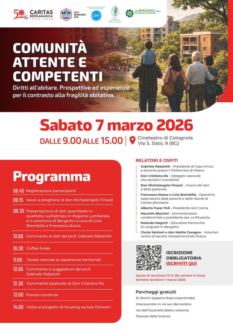 COMUNITA' ATTENTE E COMPETENTI - BERGAMO