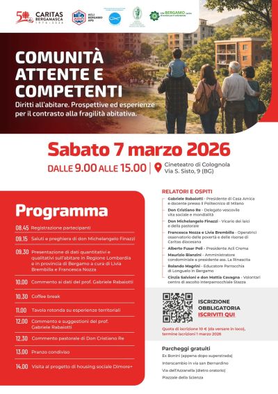 COMUNITA' ATTENTE E COMPETENTI - BERGAMO