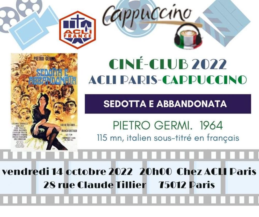 Ciné-Club 2022 - Acli Parigi