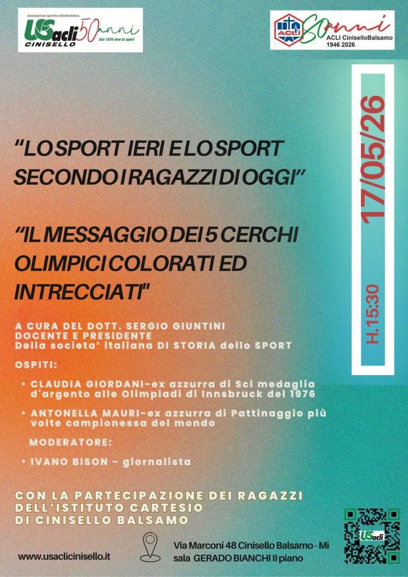LO SPORT IERI E LO SPORT OGGI - CINISELLO BALSAMO (MI)