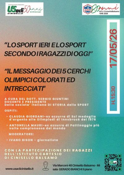 LO SPORT IERI E LO SPORT OGGI - CINISELLO BALSAMO (MI)