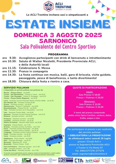 Estate insieme - Trento - Acli Trento (TN)