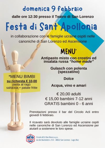 Festa di Sant'Apollonia - Acli Ravenna (RA)
