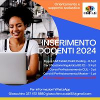 Inserimento docenti 2024 - Circolo Acli Giovani Napoli APS (NA)