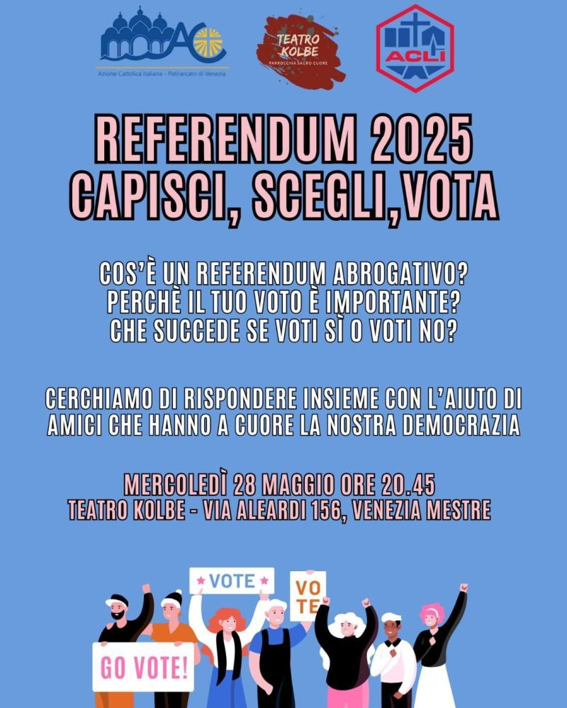 Referendum 2025: Capisci, scegli, vota - Acli Venezia (VE)