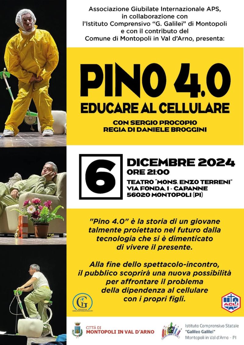 Pino 4.0. Educare al cellulare - Circolo Acli Montopoli in Val D'Arno (PI)
