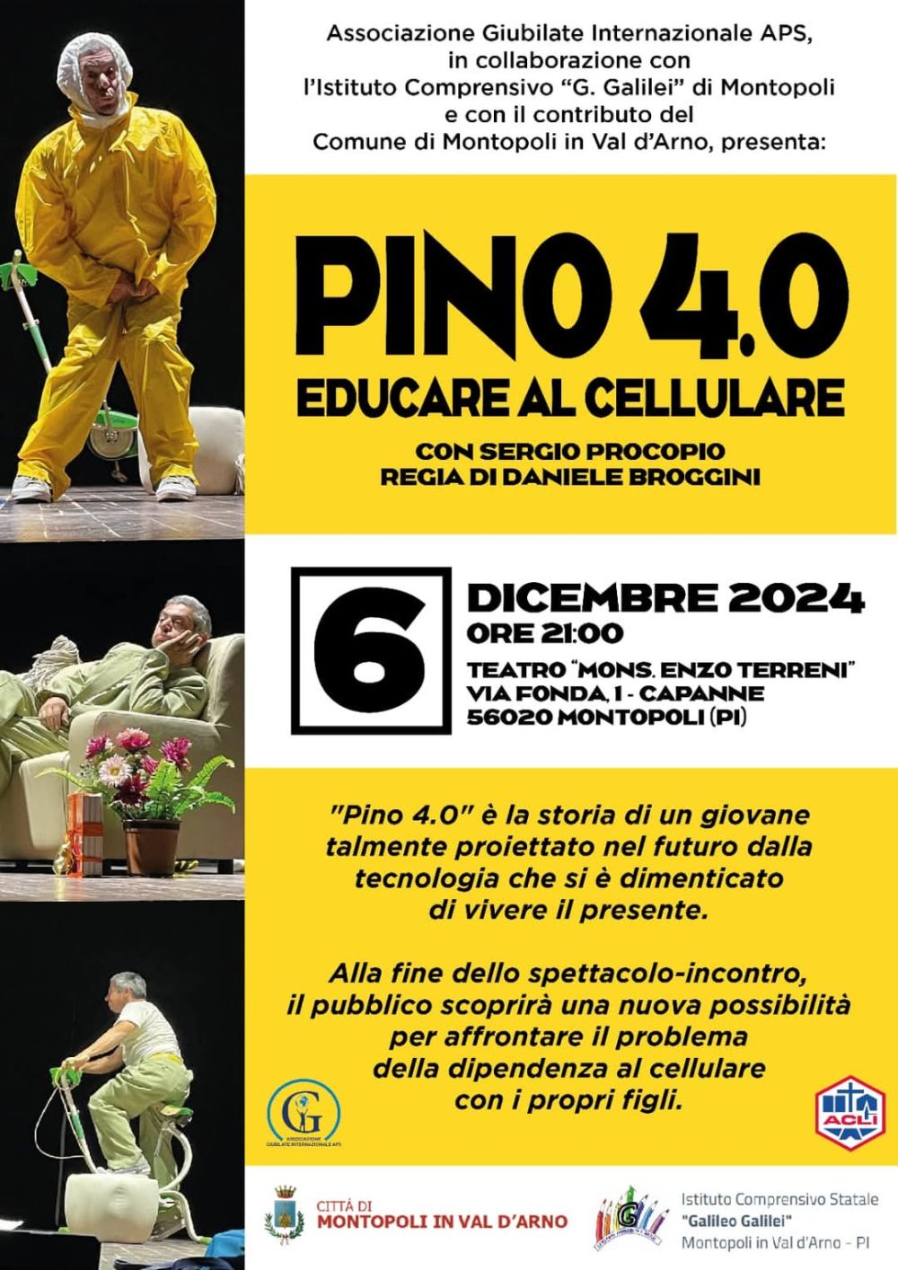 Pino 4.0. Educare al cellulare - Circolo Acli Montopoli in Val D'Arno (PI)