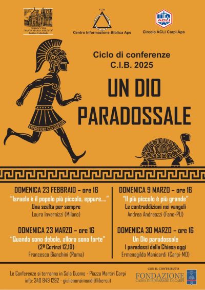 Un Dio paradossale: Quando sono debole, allora sono forte - Circolo Acli Carpi (MO)