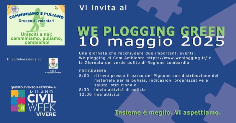 We Plogging Green - Circolo Alci Cassano d'Adda (MI)