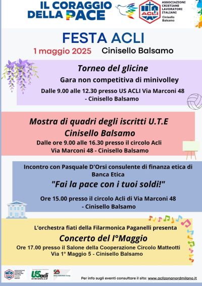 Festa Acli - Circolo Acli Cinisello Balsamo e US Acli Cinisello (MI)