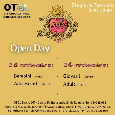Open Day - Caserta - Generazione Libera aff. Acli Caserta (CE)