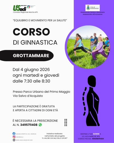 CORSO DI GINNASTICA - GROTTAMMARE (AP) - US ACLI MARCHE