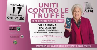 Uniti contro le truffe - Folignano (AP) - Acli Ascoli Piceno (AP)