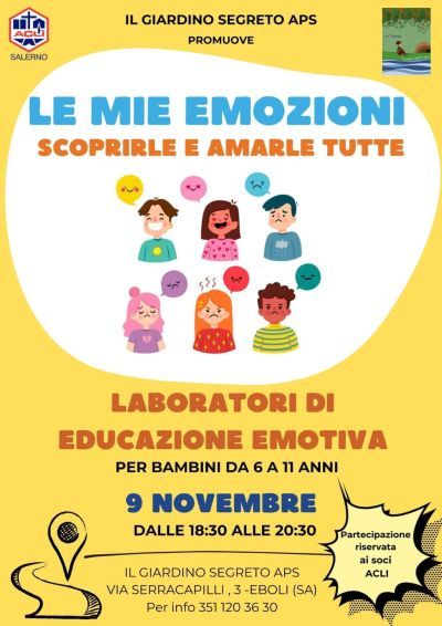 Le mie emozioni - Ass. Il Giardino Segreto e Acli Salerno (SA)