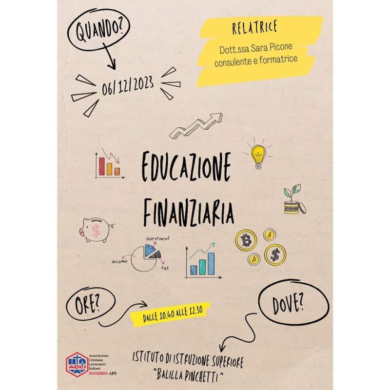 Educazione finanziaria - Acli Sondrio (SO)