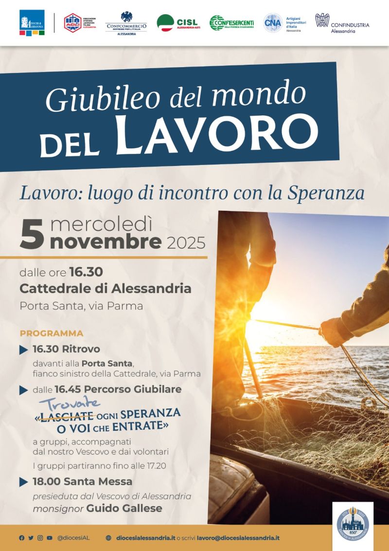 Giubileo del Mondo del Lavoro - Alessandria - Acli Alessandria (AL)
