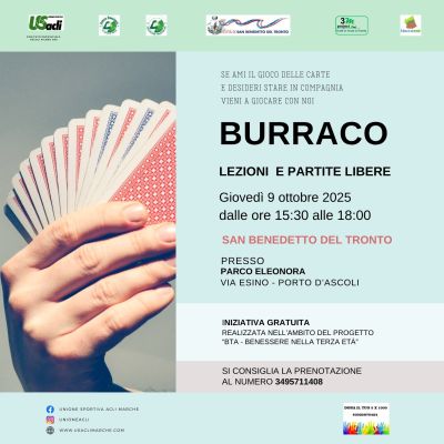 Burraco: Lezioni e partite libere - San Benedetto del Tronto - US Acli Marche