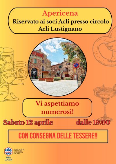 Apericena - Circolo Acli Lustignano (PI)