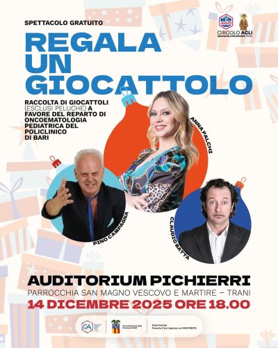 Regala un giocattolo - Trani - Circolo Acli San Nicola Pellegrino (BA)