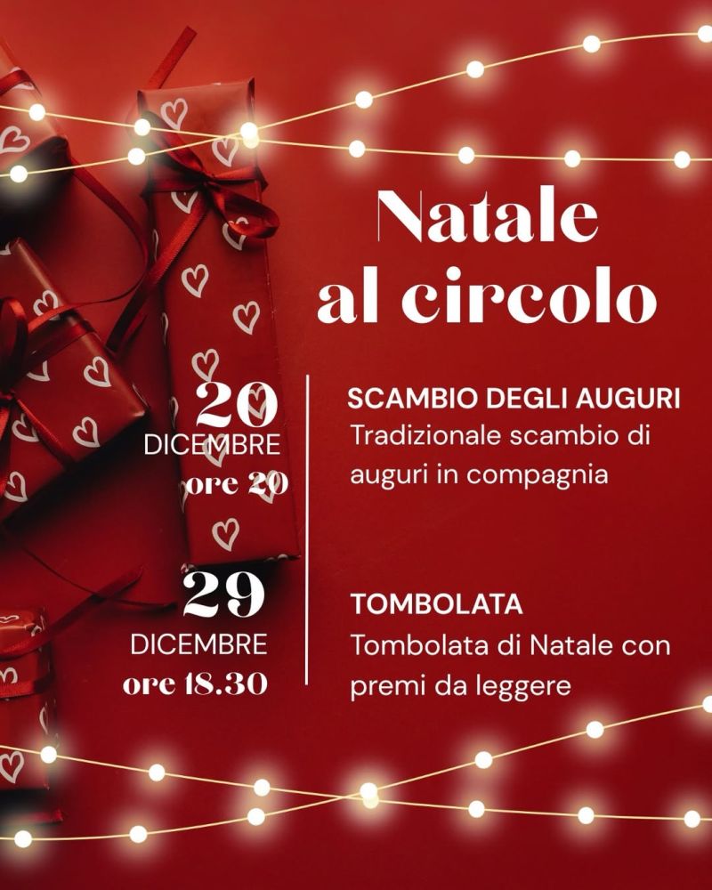Natale al circolo: Scambio degli auguri - Ruvo di Puglia - Circolo Acli Ruvo di Puglia (RV)