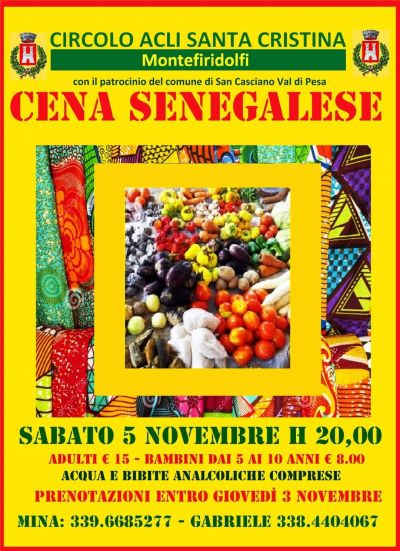 Cena Senegalese - Circolo Acli Santa Cristina (FI)