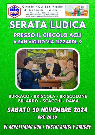 Serata Ludica - Circolo Acli Concesio (BS)