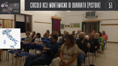 CIRCOLO ACLI MONTEMAGNO DI QUARRATA (PISTOIA). LA DIMENSIONE RICREATIVA INTRECCIA QUELLA DELLA PROMOZIONE SOCIALE, CULTURALE, AMBIENTALE E POLITICA NELLO STORICO “PILASTRO” DELLE ACLI A MONTEMAGNO