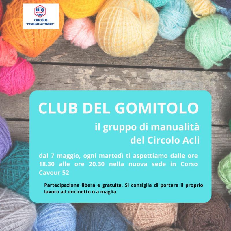 Club del Gomitolo - Circolo Acli Ruvo di Puglia (BA)