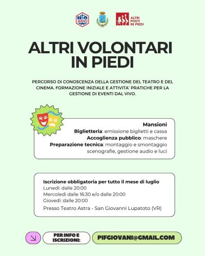 Altri volontari in piedi - San Giovanni Lupatoto (VR) - Acli Verona (VE)