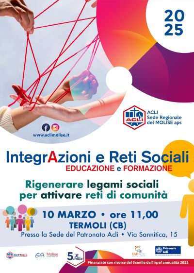 Rigenerare legami sociali per attivare reti di comunità - Acli Molise