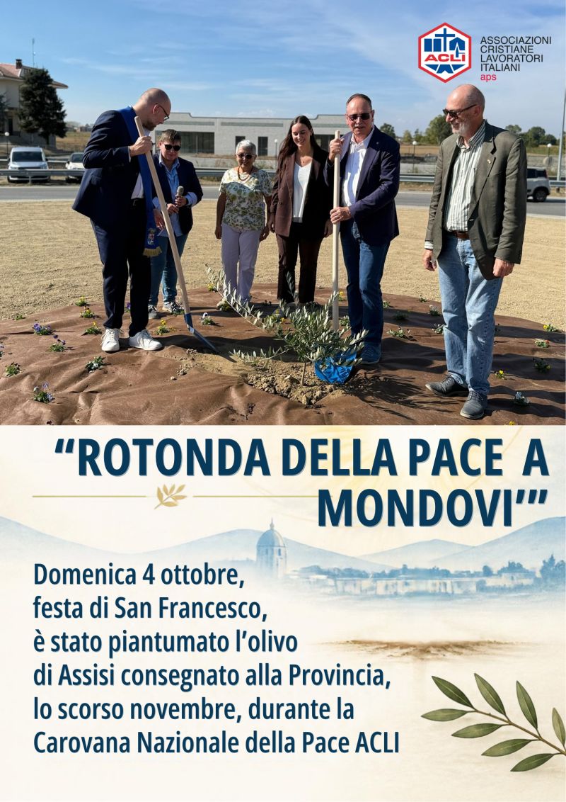 ROTONDA DELLA PACE A MONDOVI' (CN) - ACLI PIEMONTE E CUNEO