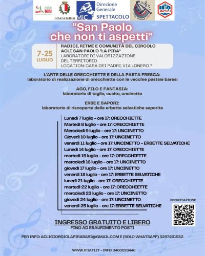 San Paolo che non ti aspetti - Bari - Circolo Acli San Paolo (BA)