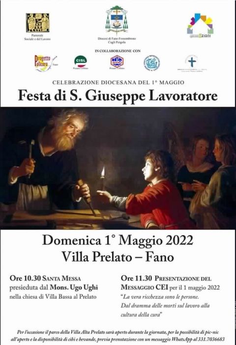 Primo maggio. Festa di San Giuseppe Lavoratore - Acli Pesaro Urbino (PU)