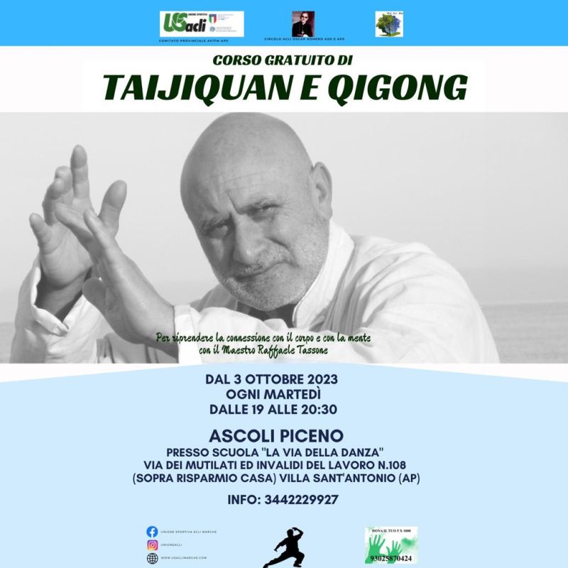 Corso Gratuito di Taijiquan e Qigong - US Acli Marche