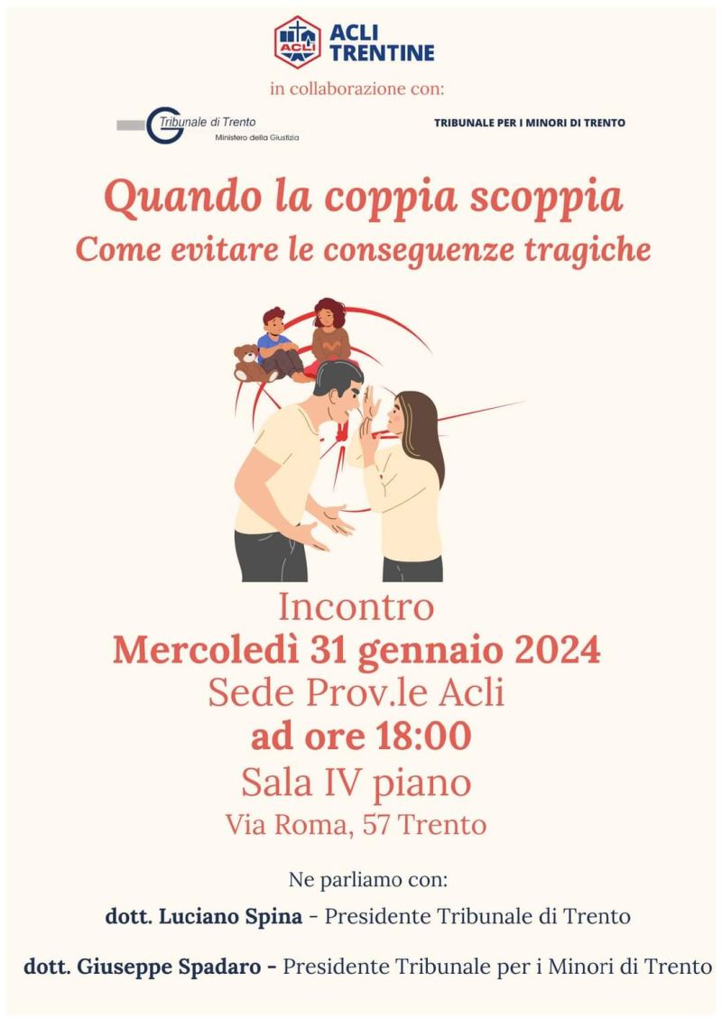 Quando la coppia scoppia - Acli Trento (TN)