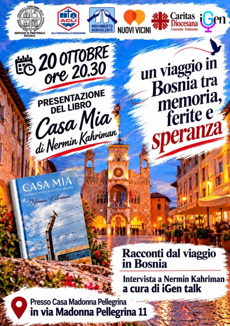 PRESENTAZIONE LIBRO - "CASA MIA" DI NERMIN KAHRIMAN - PORDENONE (PN) - ACLI PORDENONE (PN)