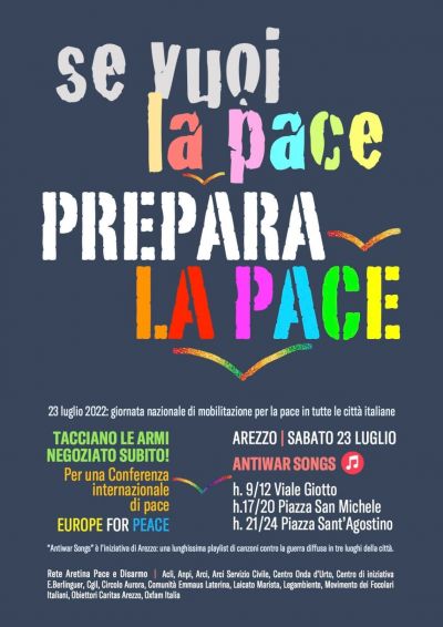 Se vuoi la pace prepara la pace - Acli Arezzo (AR)