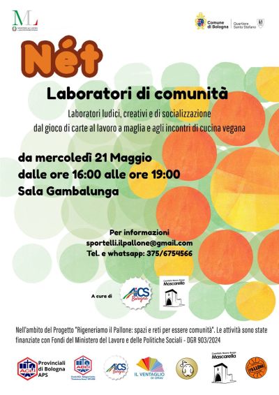 Laboratori di comunità - Acli Bologna (BO)