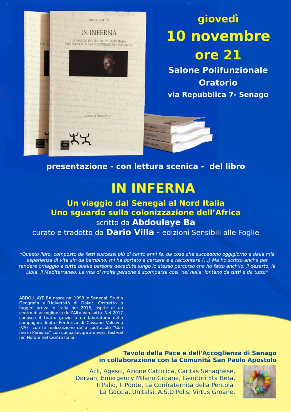 Presentazione libro "In Inferna" - Circolo Acli Senago (MI)