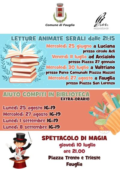 Lettura Animate Serali - Luciana (PI) - Circolo Acli Luciana (PI)