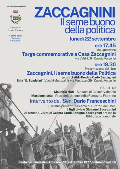 Zaccagnini: Il seme buono della politica - Casola Valsenio (RA) - Acli Ravenna (RA)