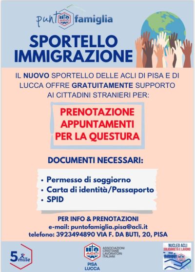 Sportello Immigrazione - Acli Pisa e Lucca