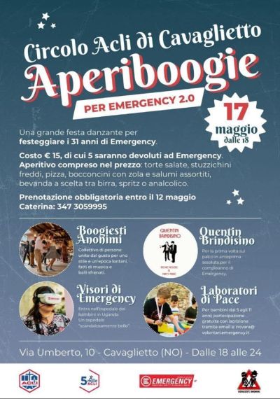 Aperiboogie - Circolo Acli Cavaglietto (NO)