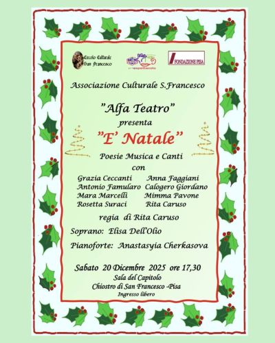 È Natale - Pisa - Acli Arte e Spettacolo Pisa (PI)