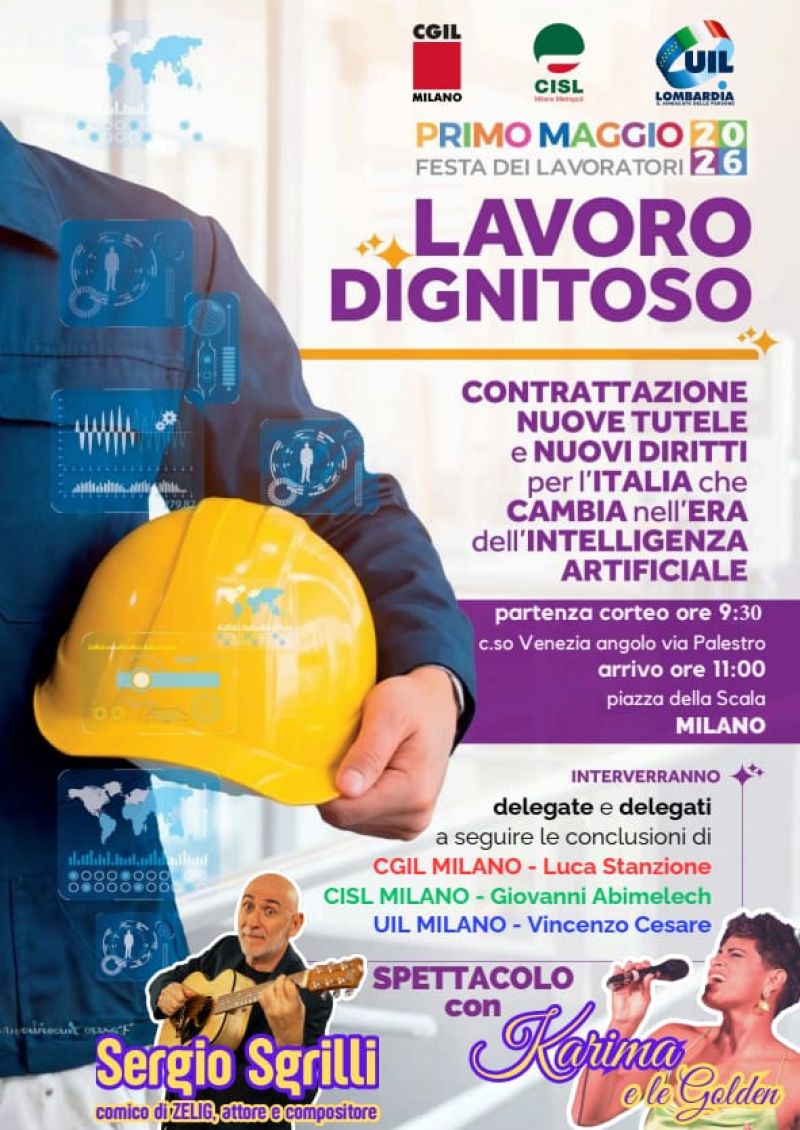 1° MAGGIO - CORTEO MILANO