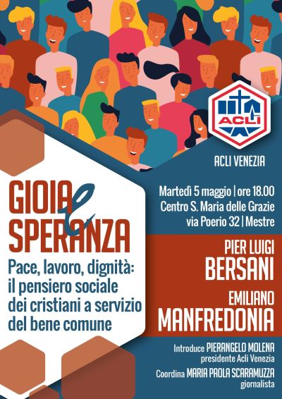 GIOIA E SPERANZA - PIER LUIGI BERSANI ED EMILIANO MANFREDONIA - MESTRE