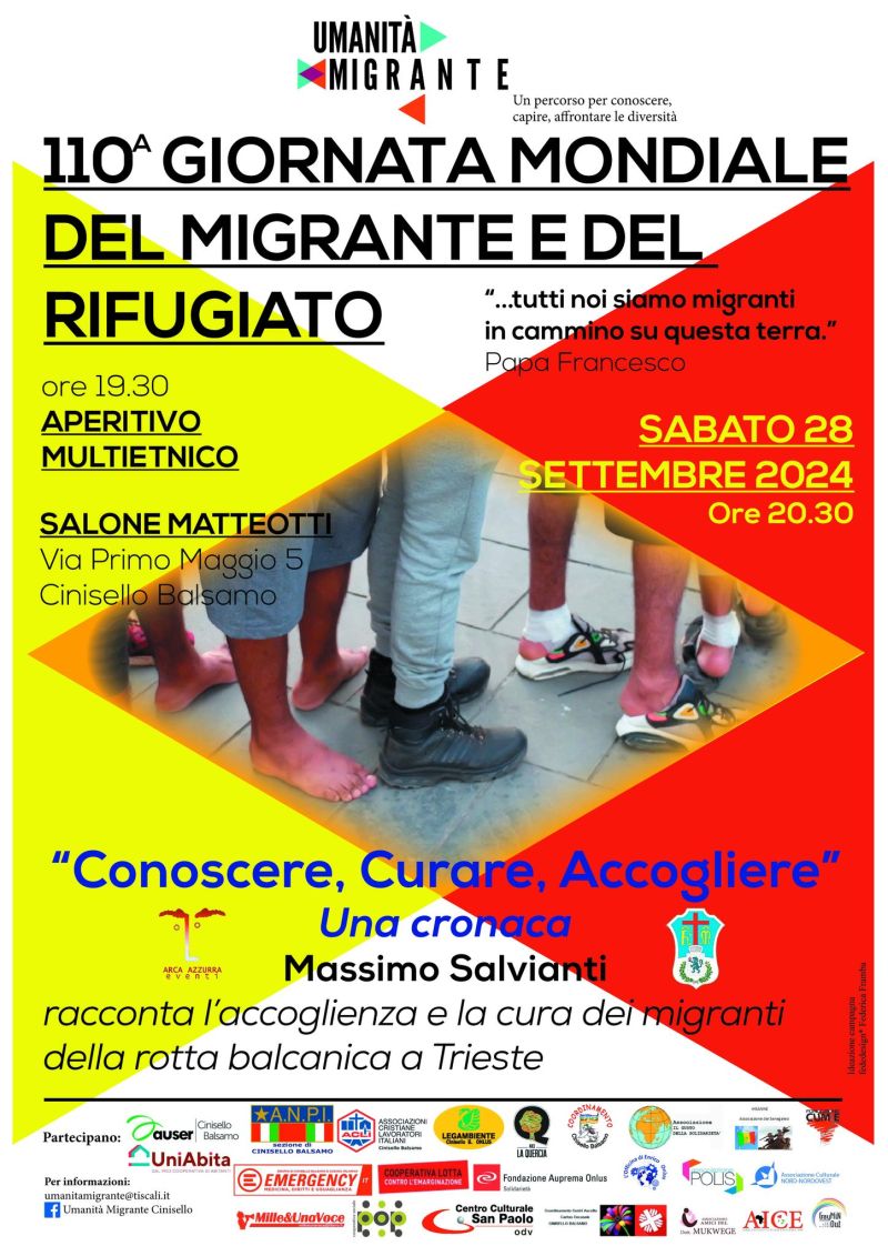 110ª Giornata Mondiale del Migrante e del Rifugiato - Circolo Acli Cinisello Balsamo (MI)