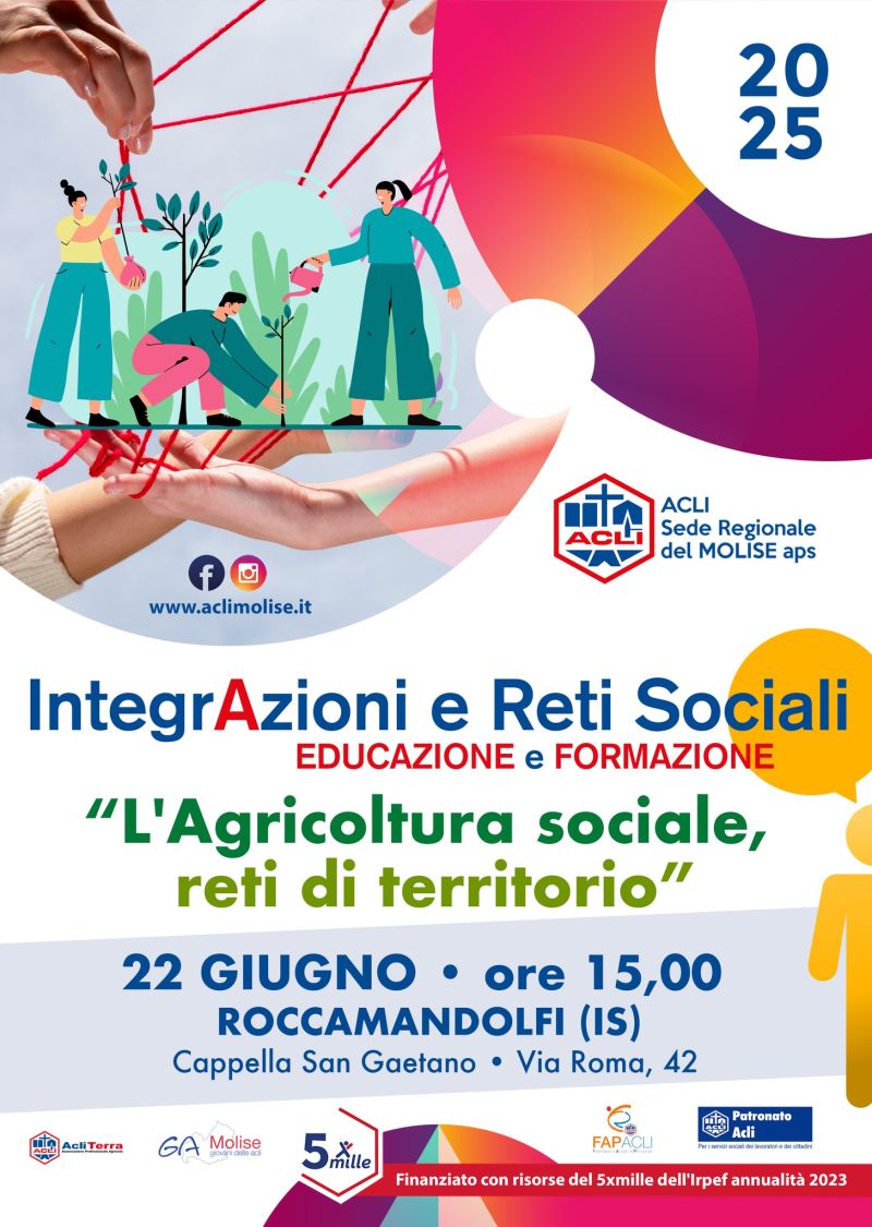 L'agricoltura sociale, reti di territorio - Isernia - Acli Molise